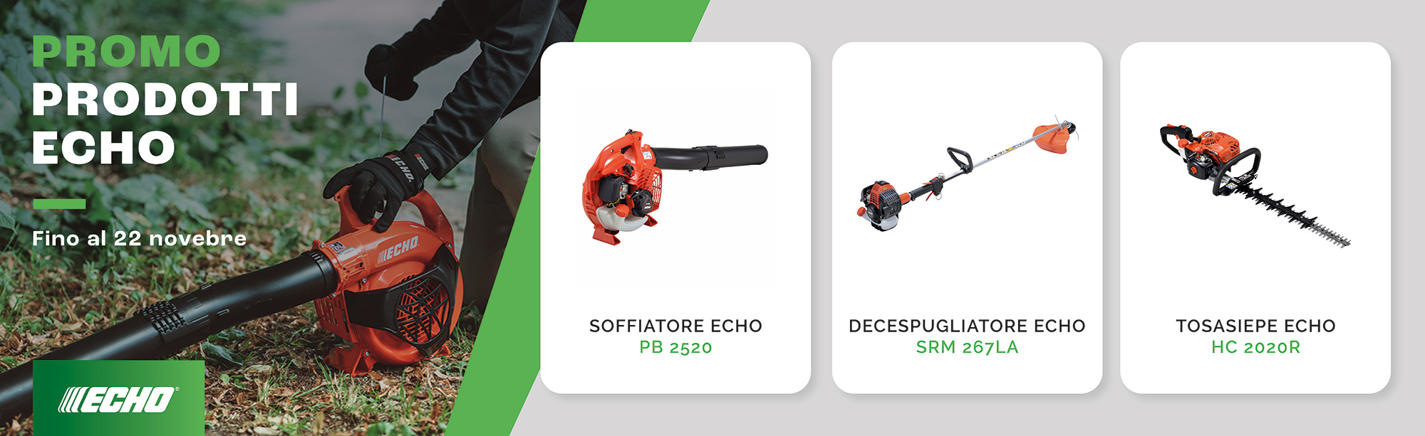 Promo prodotti ECHO - Mattolini Agrigarden