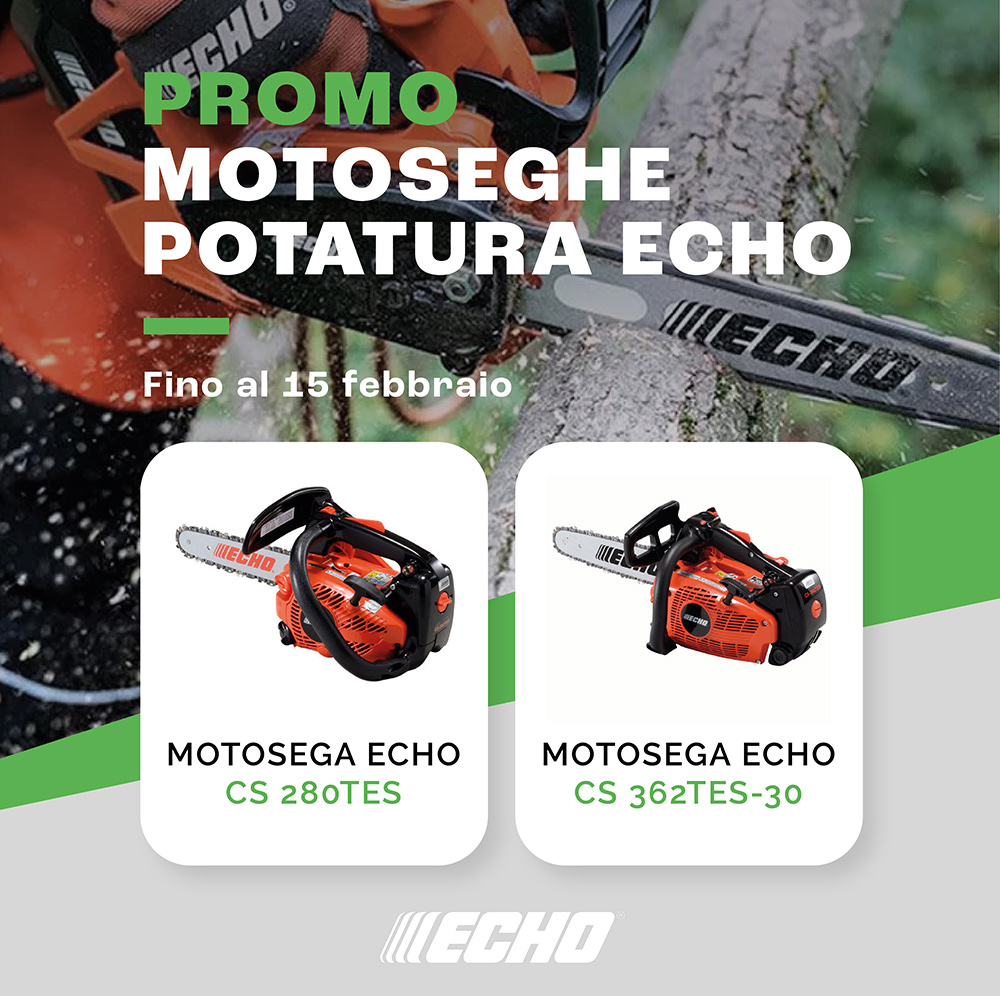 Promo motoseghe potatura ECHO - Mattolini Agrigarden