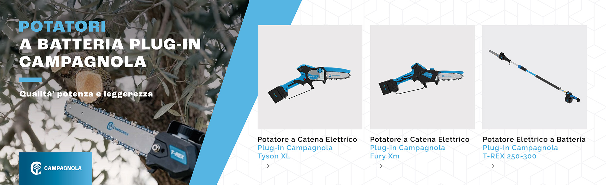 Promo Potatori a Batteria Plug-in Campagnola- Mattolini Agrigarden